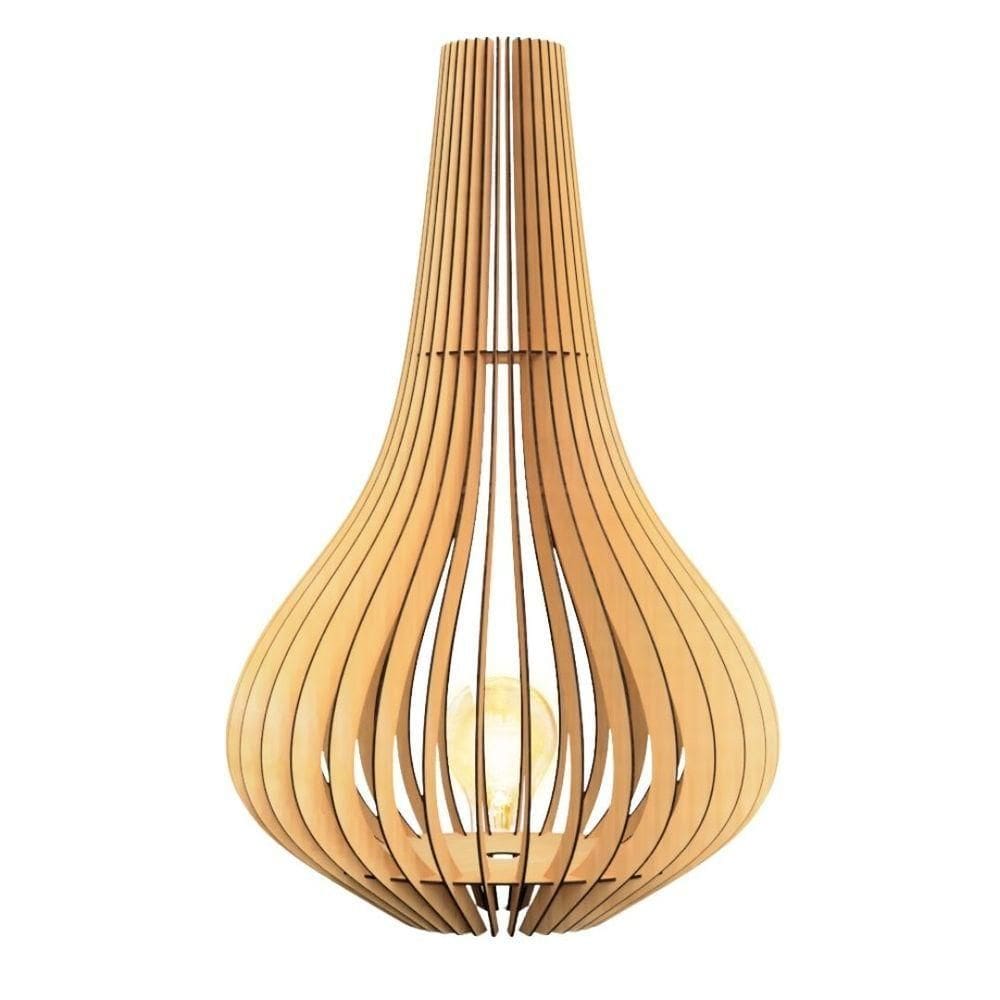 Luminária De Chão Pelicano - Mdf Cru