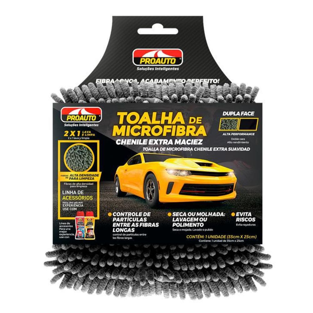 Toalha De Microfibra Chenile Estra Maciez - Proauto