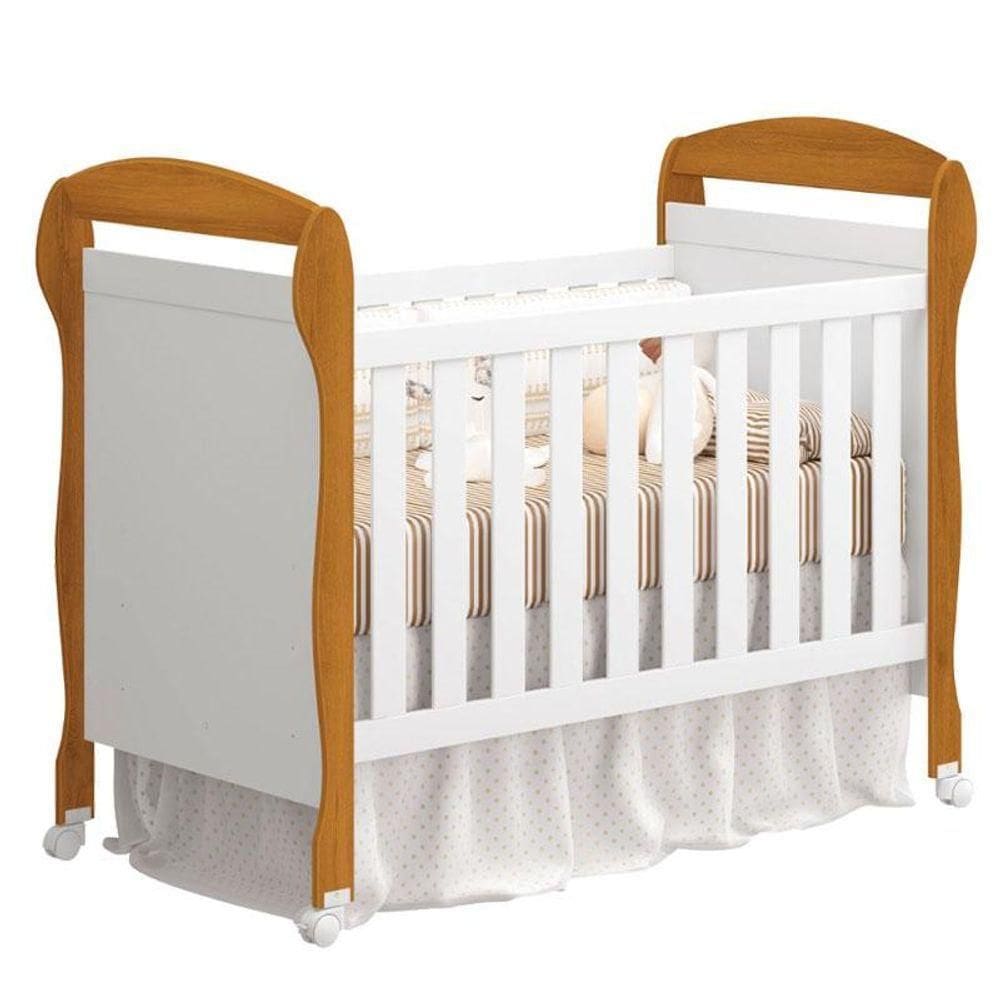 Berço Americano Danny Branco Acetinado Savana - Reller