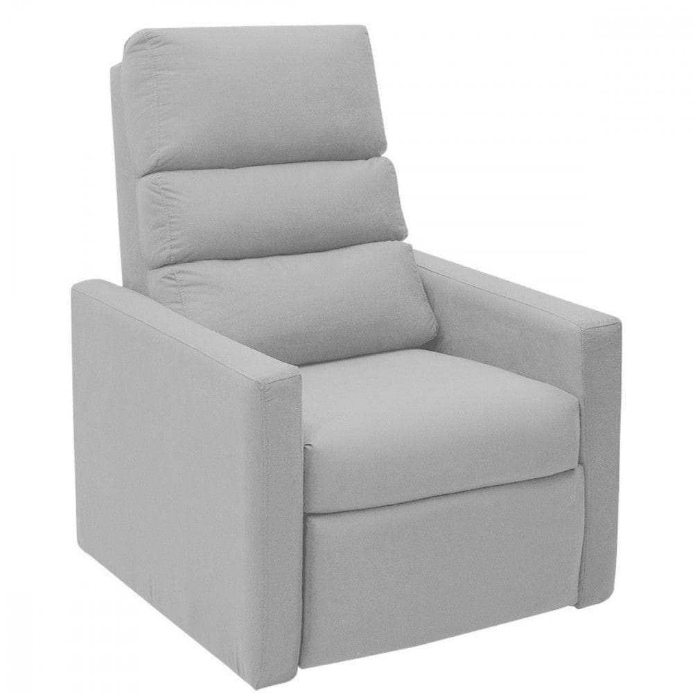 Poltrona Do Papai Reclinável Ravena Corano - Star Confort Branco