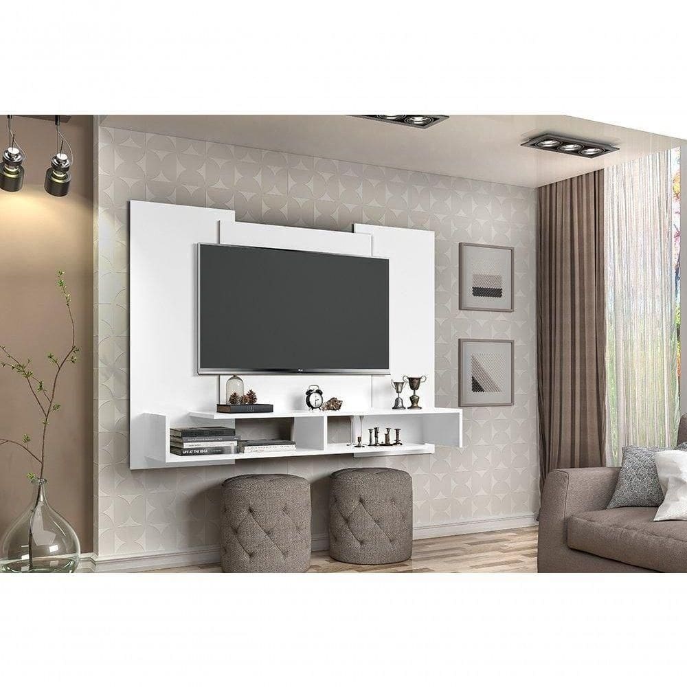 Painel 42 Polegadas Mônaco Cambel Branco - Ofertamo