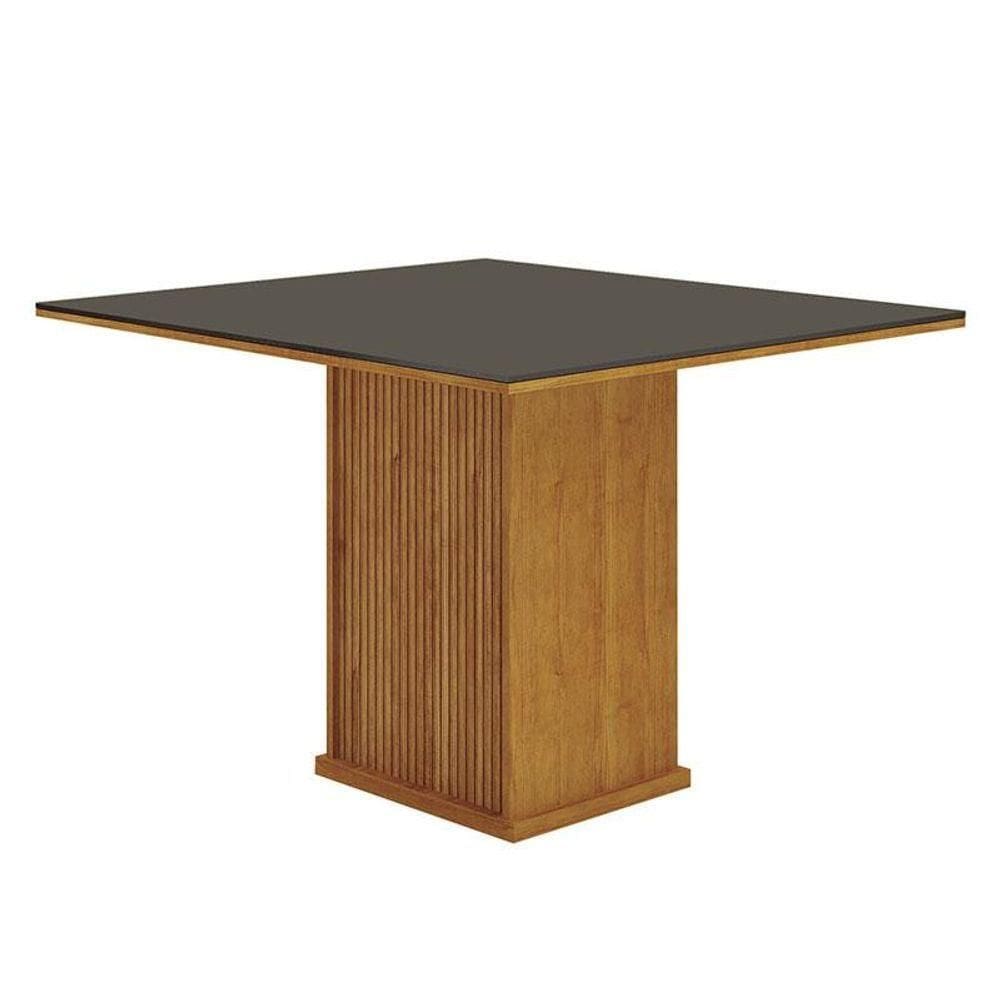 Mesa De Jantar Napoli 90x90 Reto Freijó Decor Chumbo - Leifer Móveis