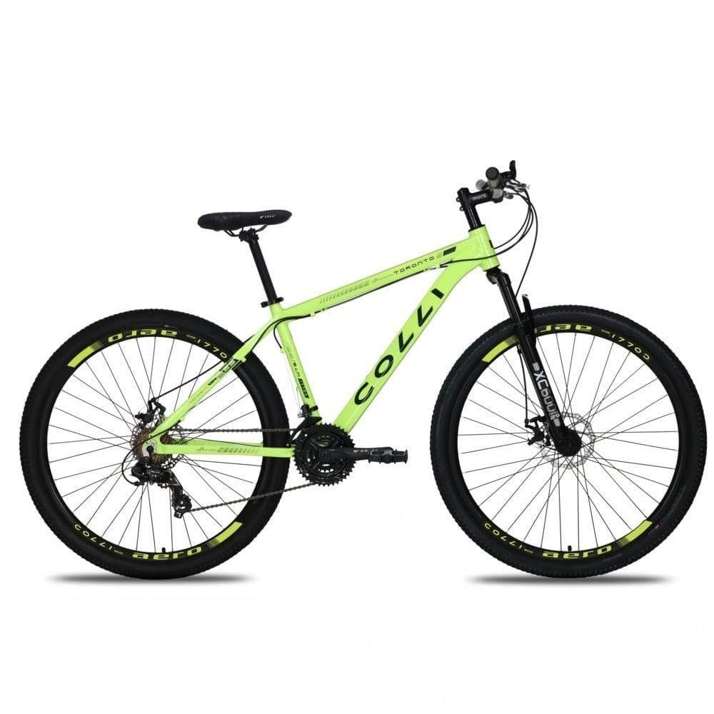 Bicicleta Colli Toronto Aluminio Aro 29 Disco-shimano 21v Verde Claro