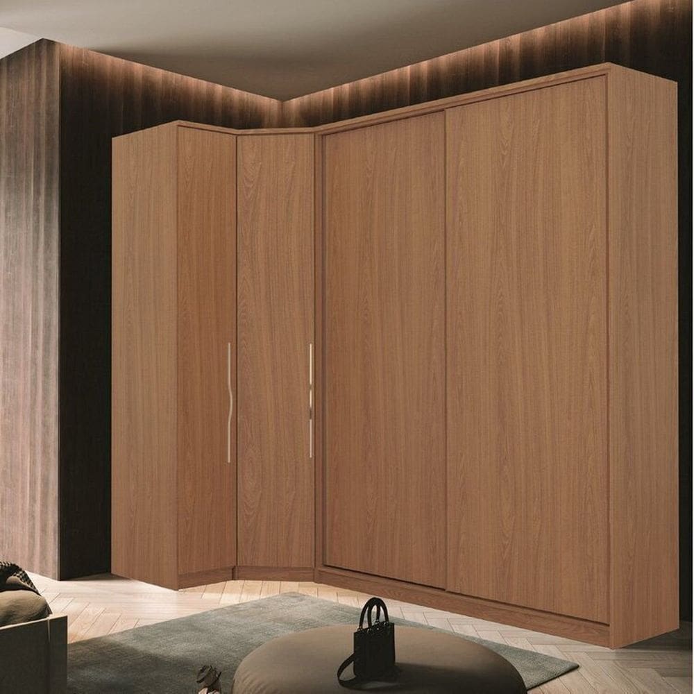 Guarda-roupa Modulado 4 Portas Decor Freijó
