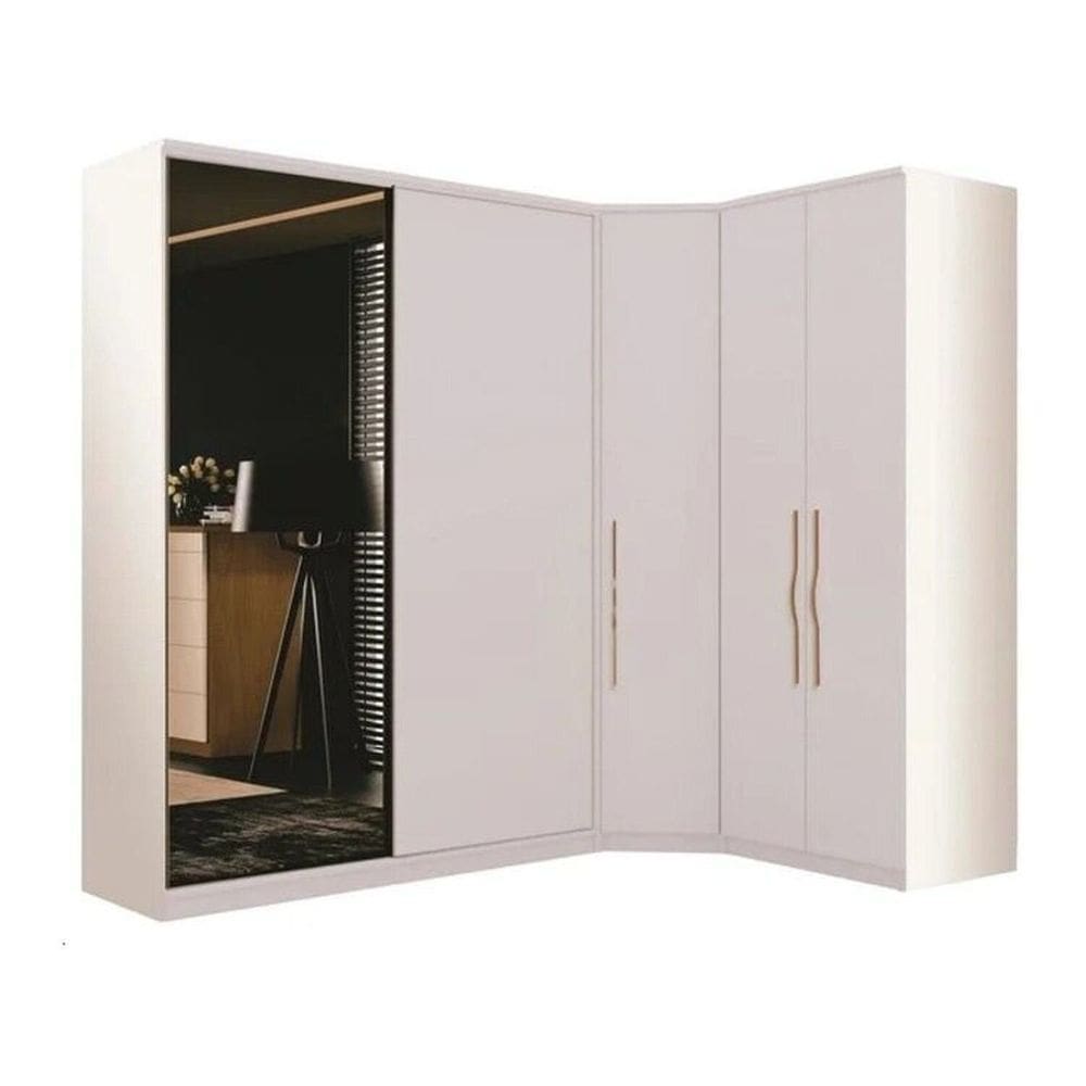 Guarda-roupa Modulado 3 Peças Decor Branco