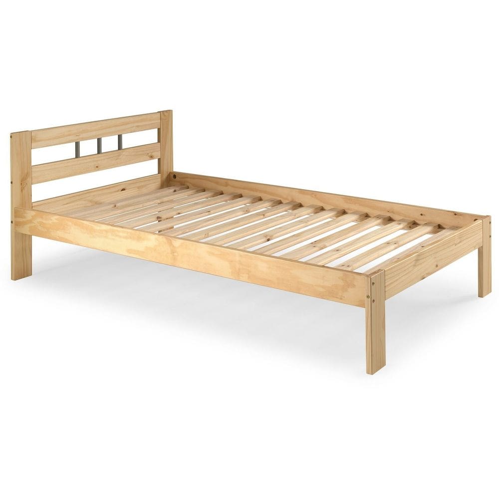 Cama de Solteiro Madeira Maciça Jana Amarelo Madeira
