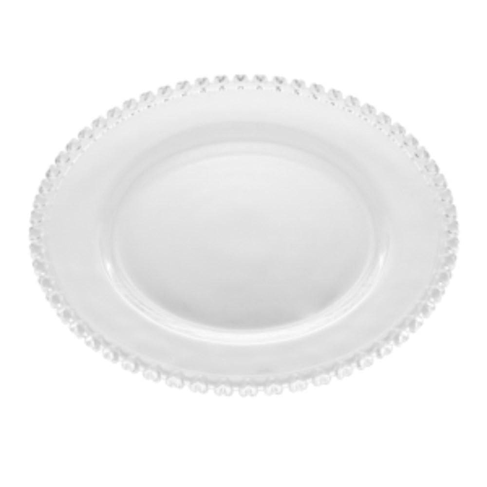 Sousplat 32Cm Cristal Coração - Lyor