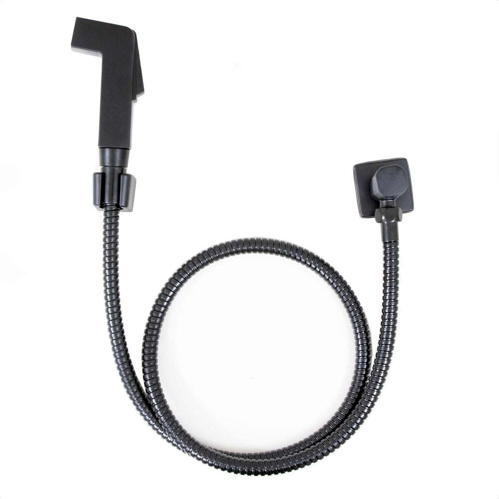 Ducha Higiênica de Aço Inox Flexível Roddex Preto