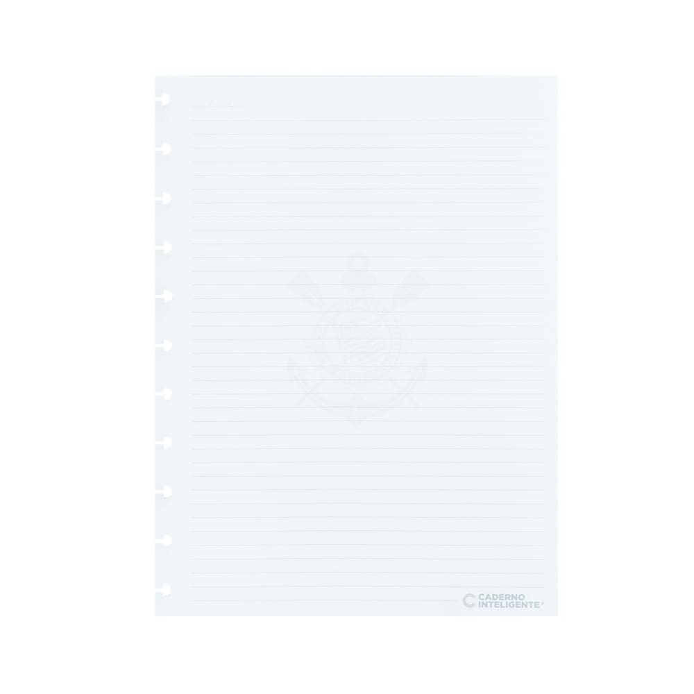 Refil Caderno Inteligente Pautado Grande 90g 50F Corinthians