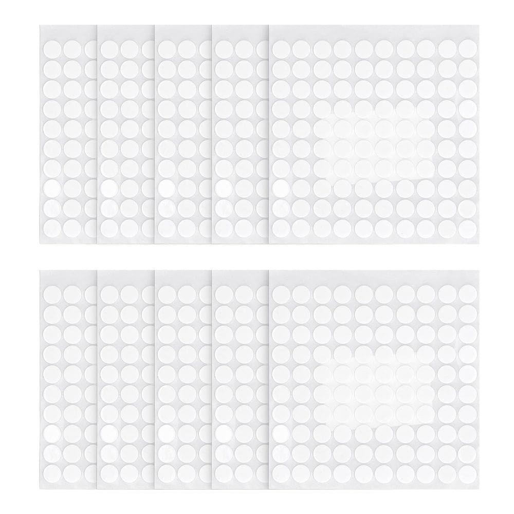 Fita dupla face Cryfokt PE Foam 10 mm, ponto redondo, 10 folhas