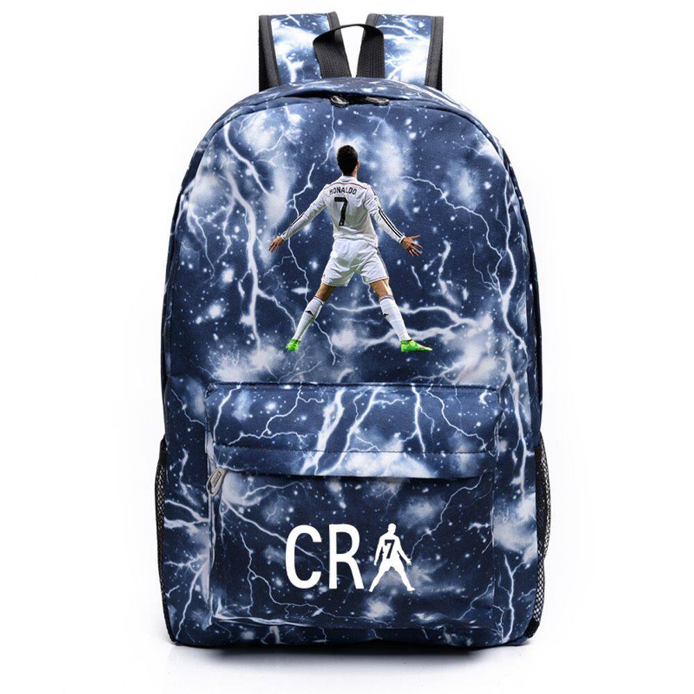 Mochila SANMU Creative Printed Football Cristiano Ronaldo