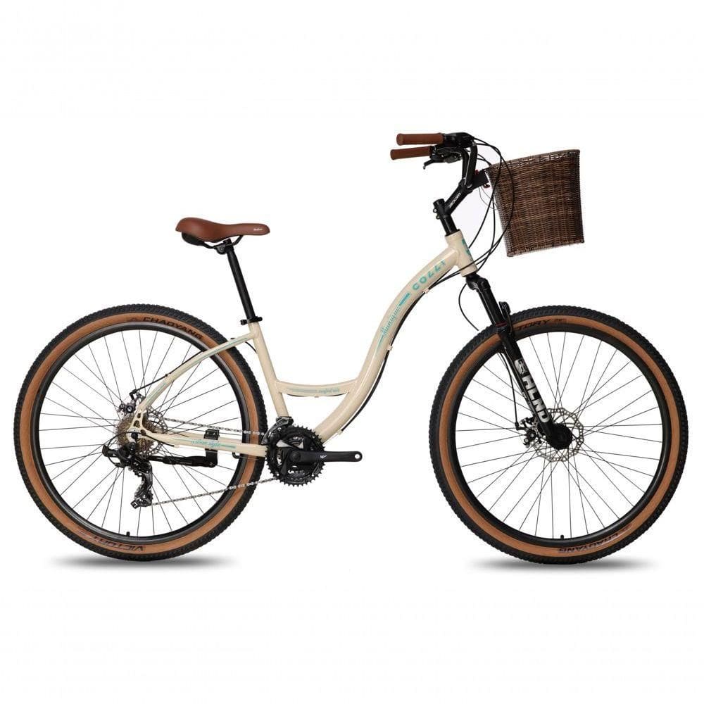 Bicicicleta Colli Munique Aluminio Aro 29 Disco-shimano 21v Tamanho Do Quadro 17 Bege Retrô