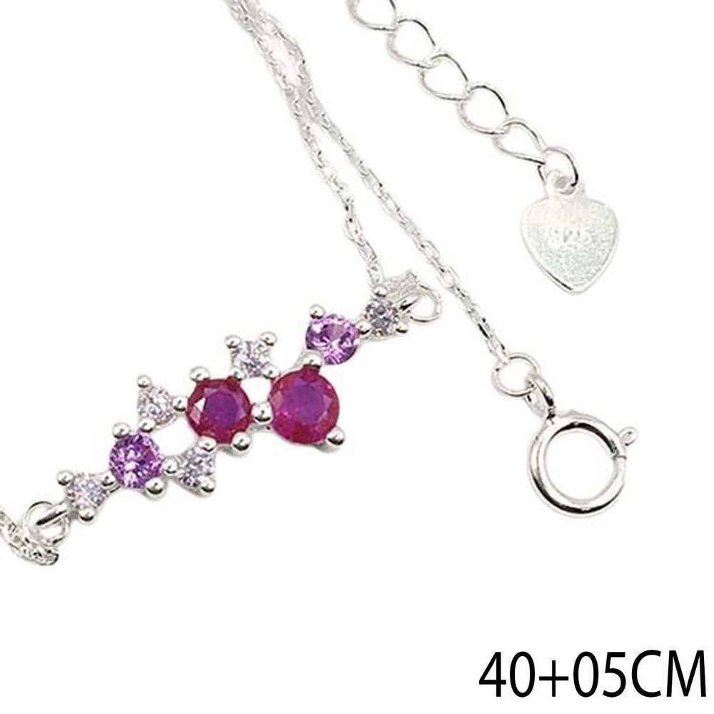 Colar Minimalisa Cravejado Feminio Prata 925