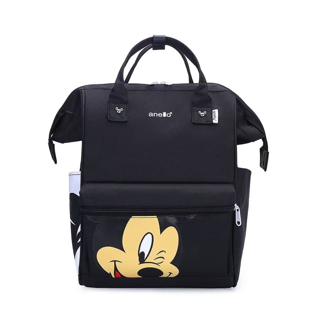 Mochila Oxford pano de grande capacidade padrão Mickey