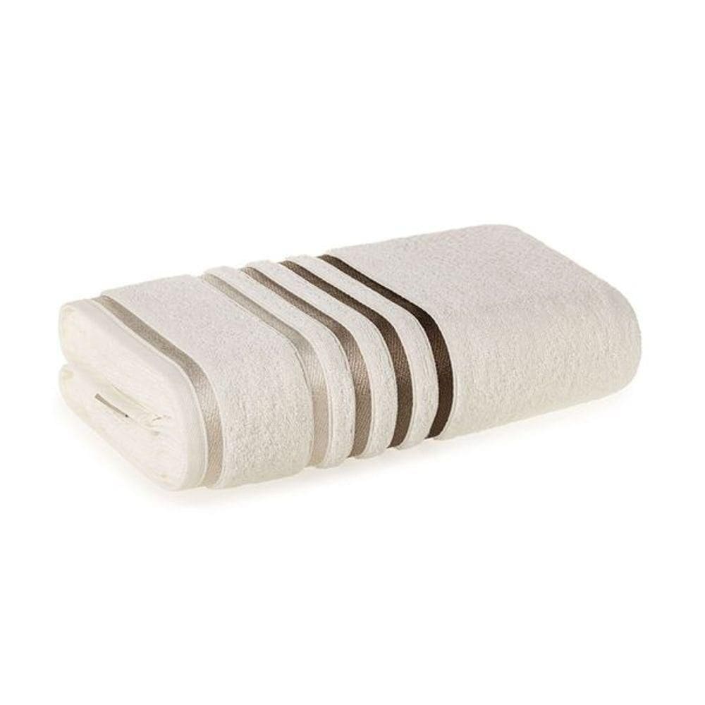 Toalha De Rosto Lumina Fio Penteado Max Karsten Ivory/greige