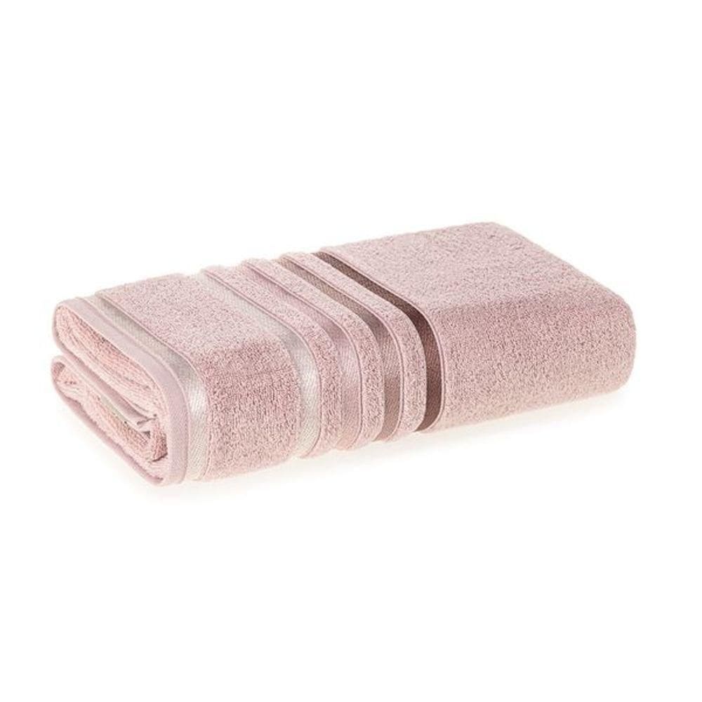 Toalha De Rosto Lumina Fio Penteado Max Karsten Rosé/rosa