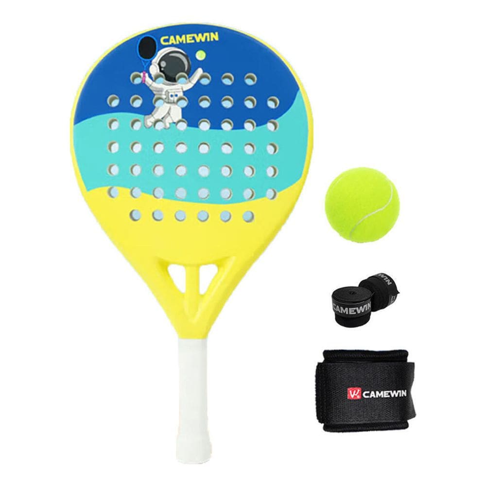Raquete de padel de fibra de carbono 360g + 10g com saco 125g