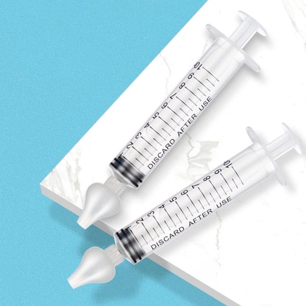 Lavagem Nasal Bebê Aspirador 2 Pcs Tubo de Agulha Nariz Ferramenta De Irrigação Sistema de Ascensão