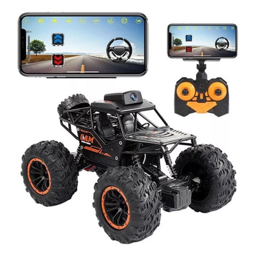 Controle do carro 4x4 carro de brinquedo hd câmera