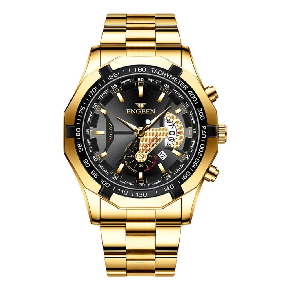 Relógio impermeável não mecânico com mostrador grande de 44 mm