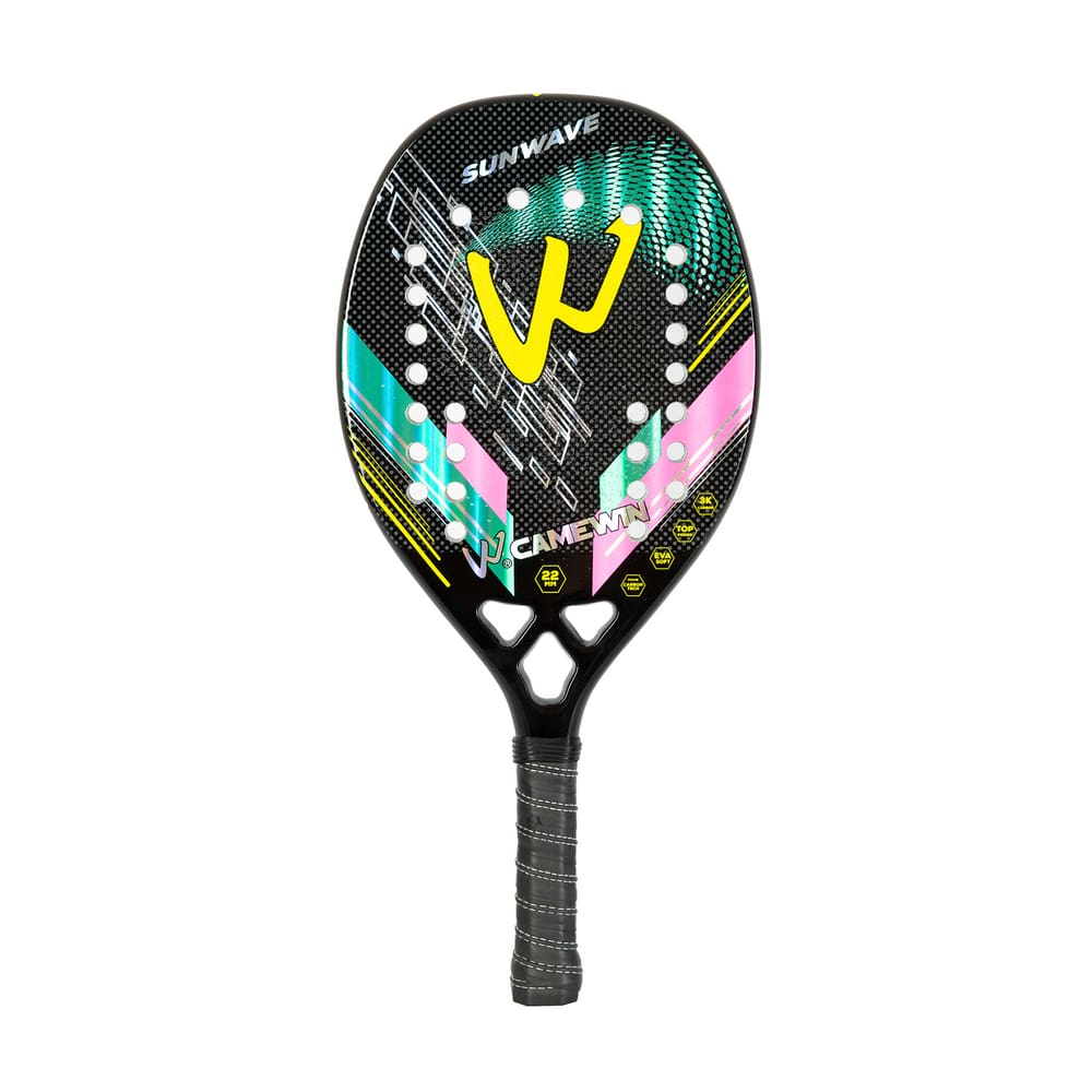 Raquete de Padel em Fibra de Carbono 3K 4009 verde