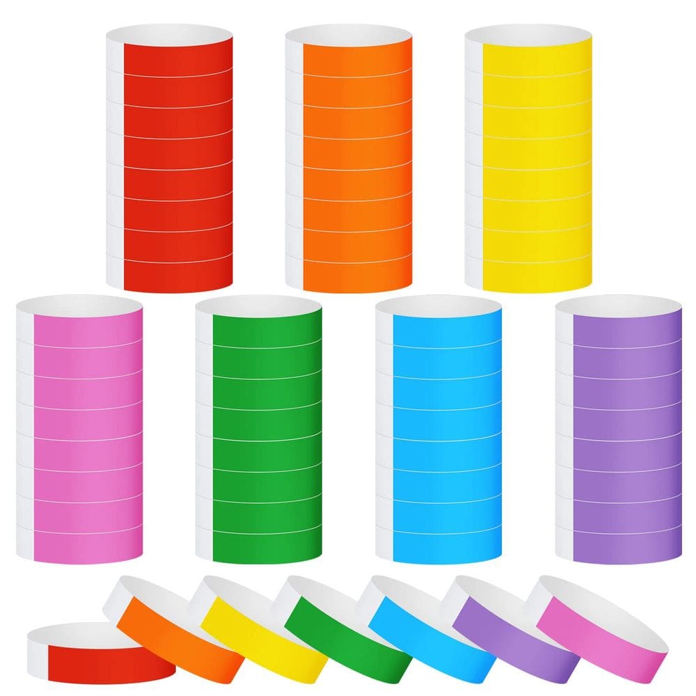 Pulseiras Haakong 700 unidades Pulseiras de papel para eventos