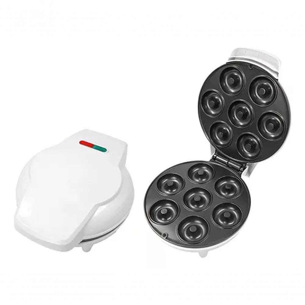 Máquina De Donuts Mini Faz 7 Rosquinhas Confeitaria 110v