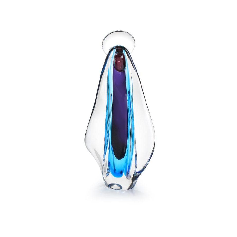 Imagem Em Cristal Murano Azul Oxford - São Marcos