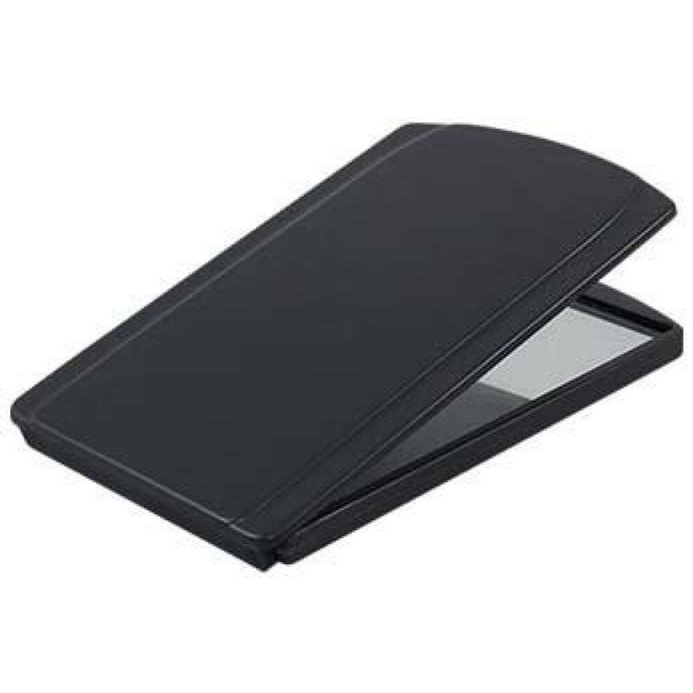 Kit 4 Espelhos De Bolsa Preto Plástico Premium