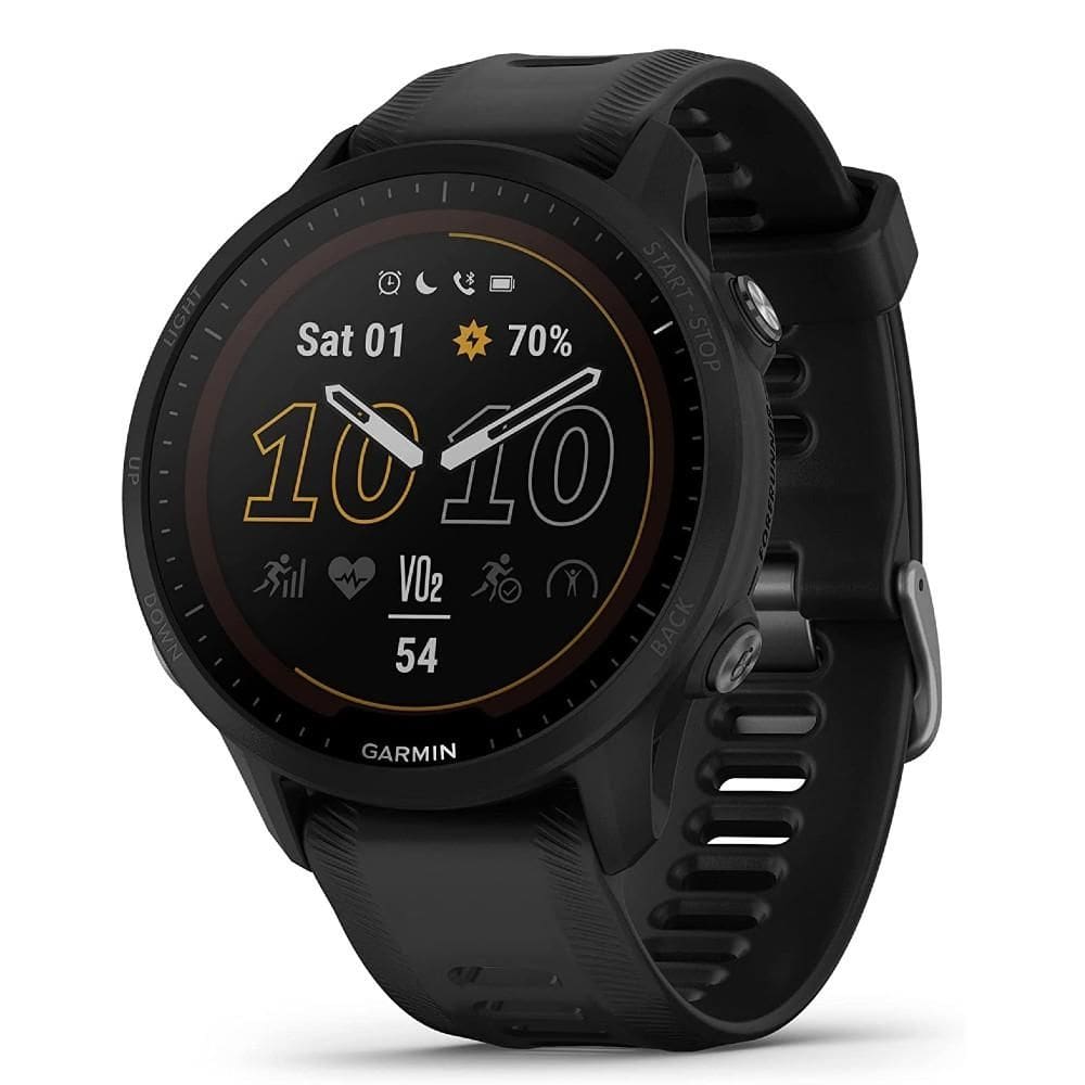 Relógio Smartwatch e Monitor Cardíaco de Pulso e GPS 955 Solar - Preto
