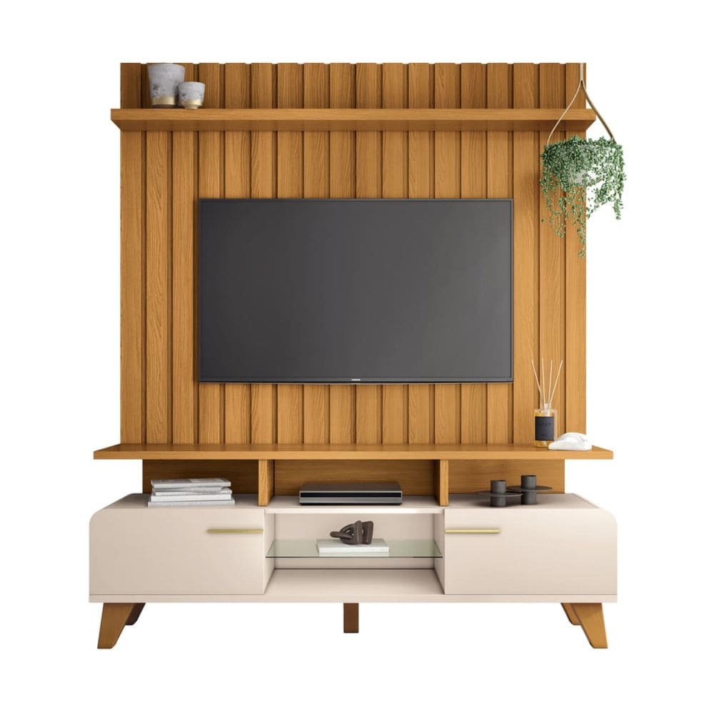 Bancada de Tv Pisa Com Painel até 60 Polegadas de 160x155 - EdeCasaMoveis