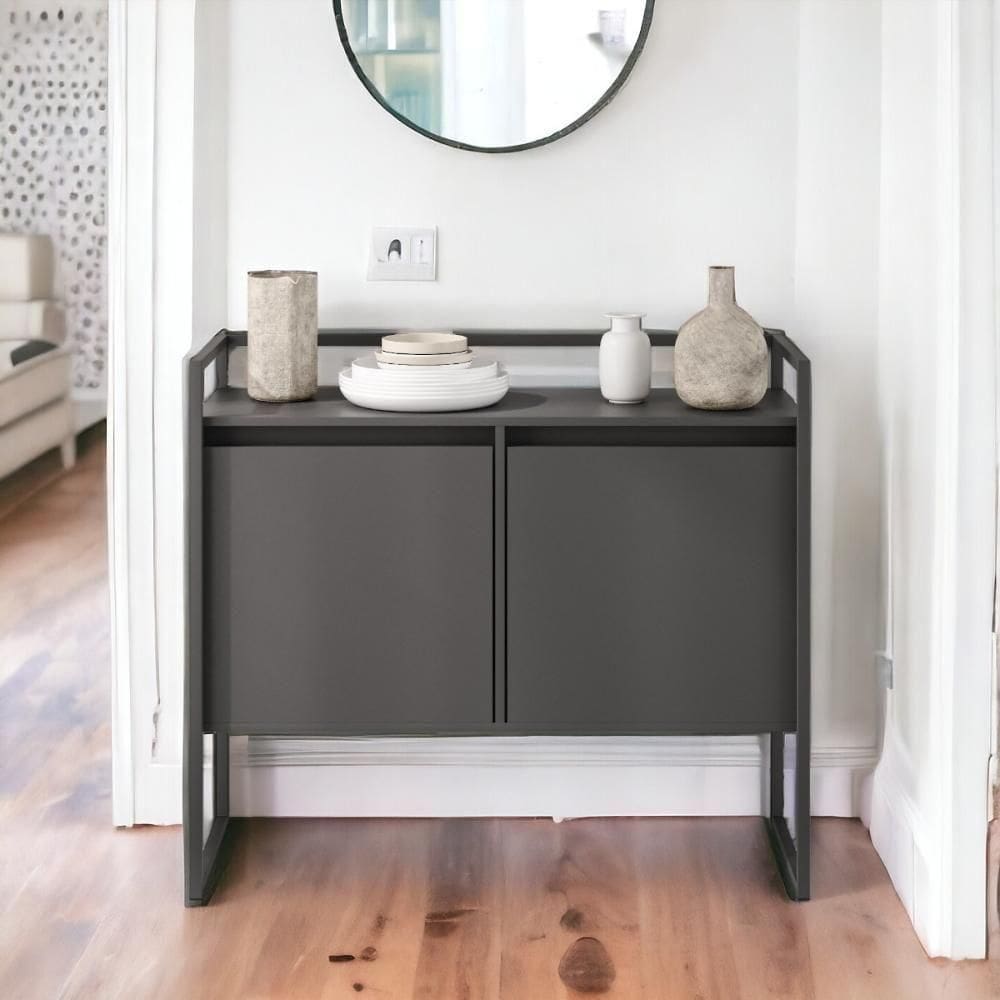 Aparador Junior Luxo 2 Portas Preto