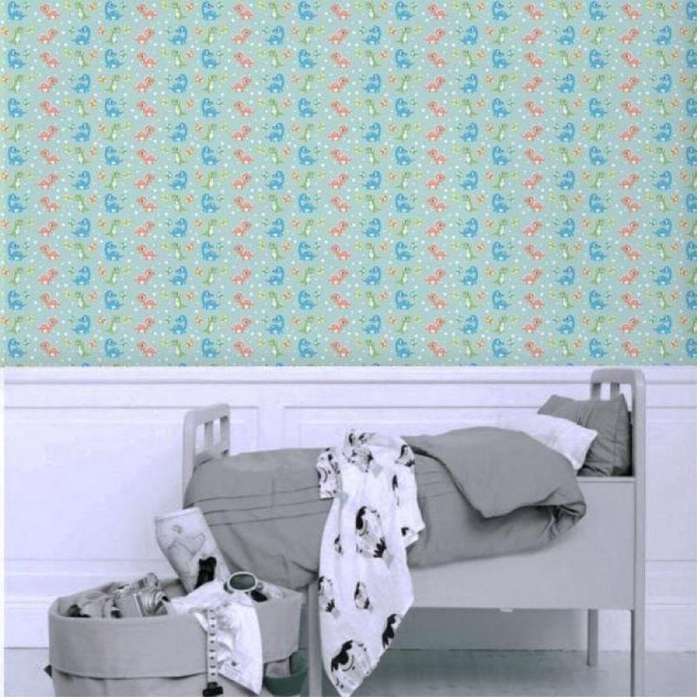 Papel De Parede Infantil Dinossauros Baby
