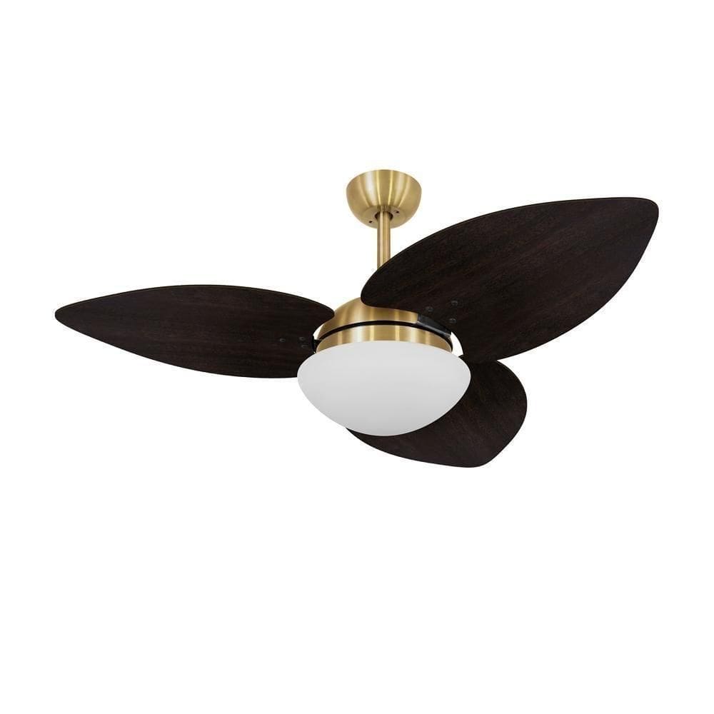 Ventilador De Teto Dormamu Dourado 3 Pás 110V