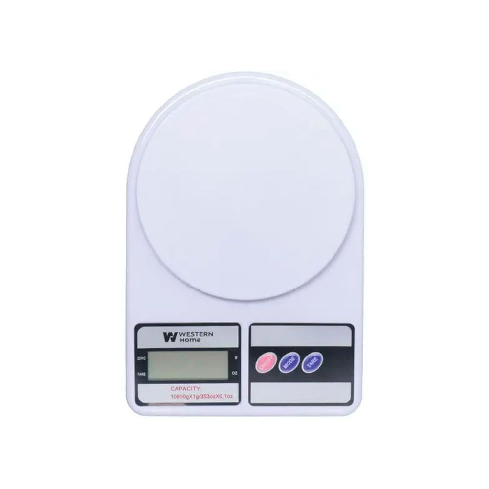Balança Digital Western Home Para Cozinha Até 10Kg