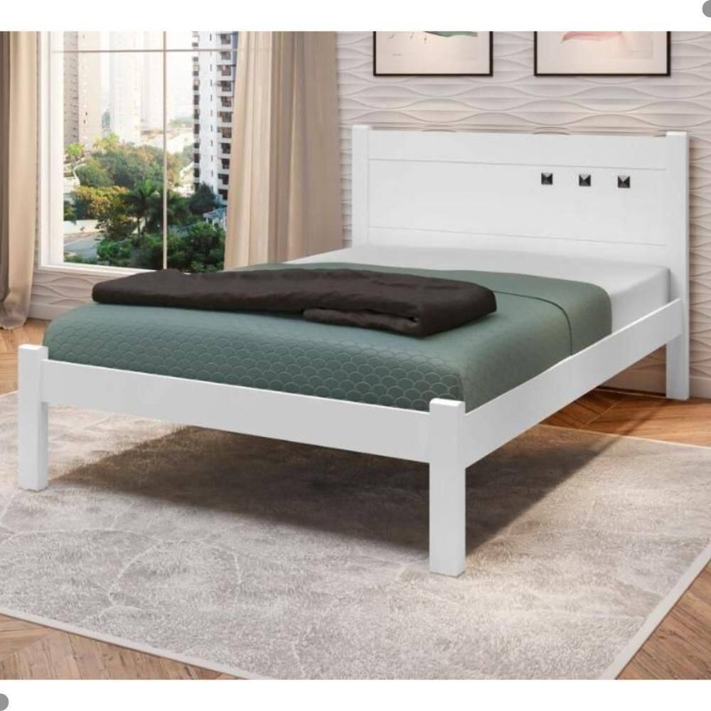 Cama Casal Paola Ii Branco