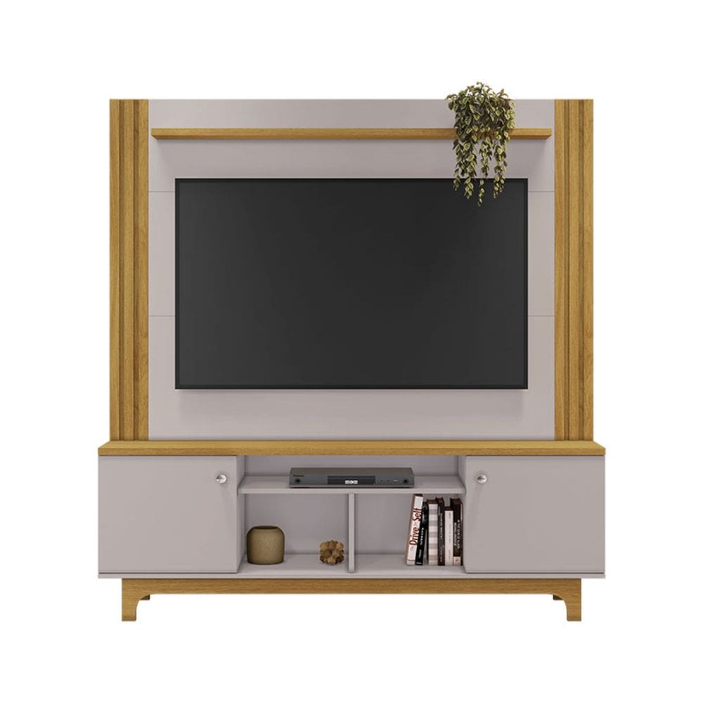 Estante Home para TV até 65 Polegadas Bálsamo JCM Móveis Nature/Off