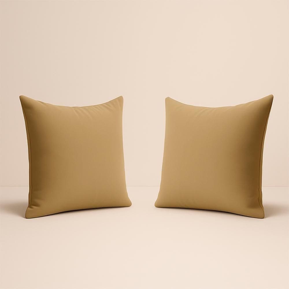 Kit 2 Almofadas Suede Decorativa 42cm Sala Quarto Escritório Capuccino