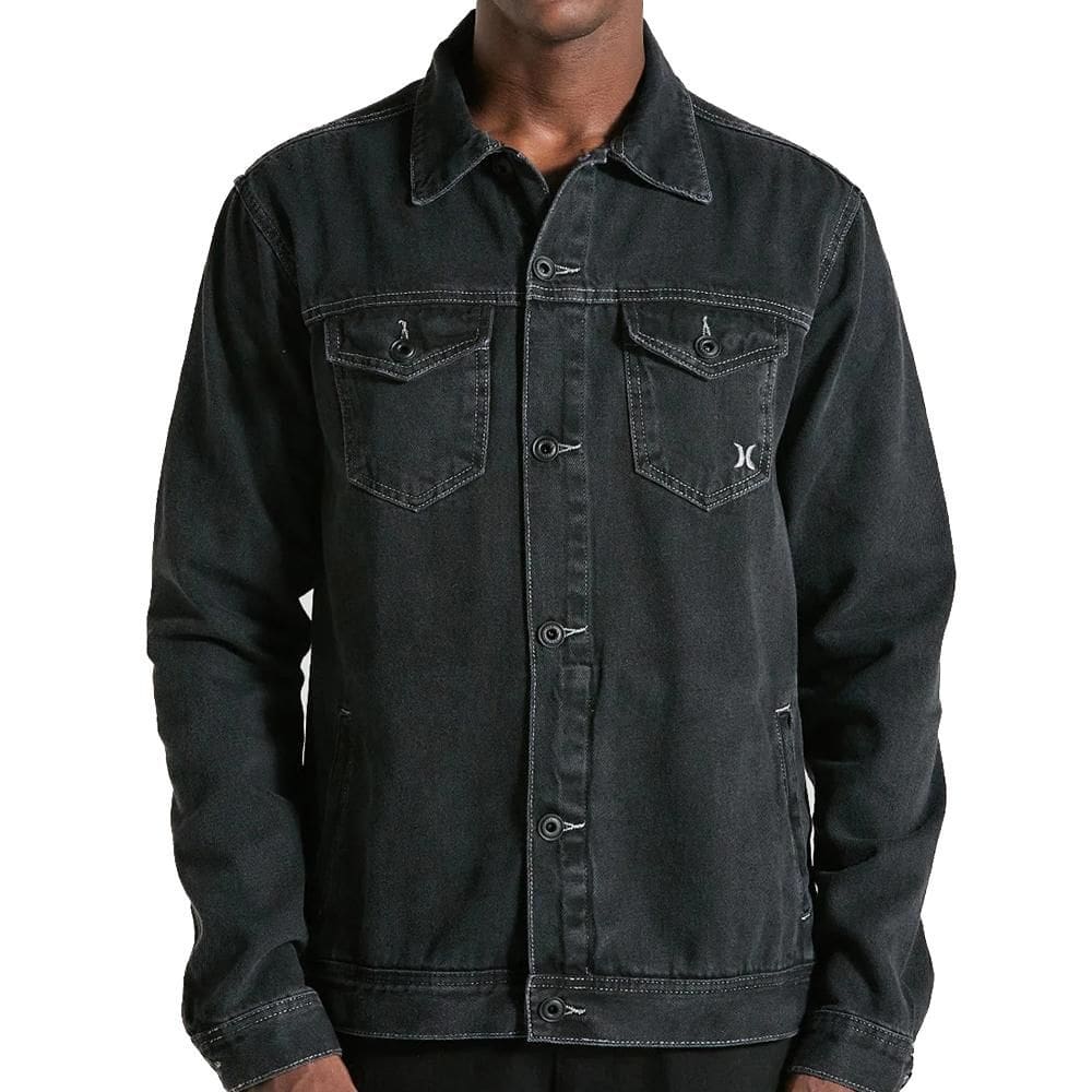 Jaqueta Hurley Jeans Authentic Black WT25 Masculina Preto