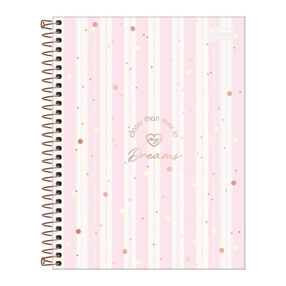 Caderno (COLEGIAL) Espiral Capa Dura Soho 10 Matérias 160 Folhas - Tilibra | Papelaria | Material Escolar | Fofo |