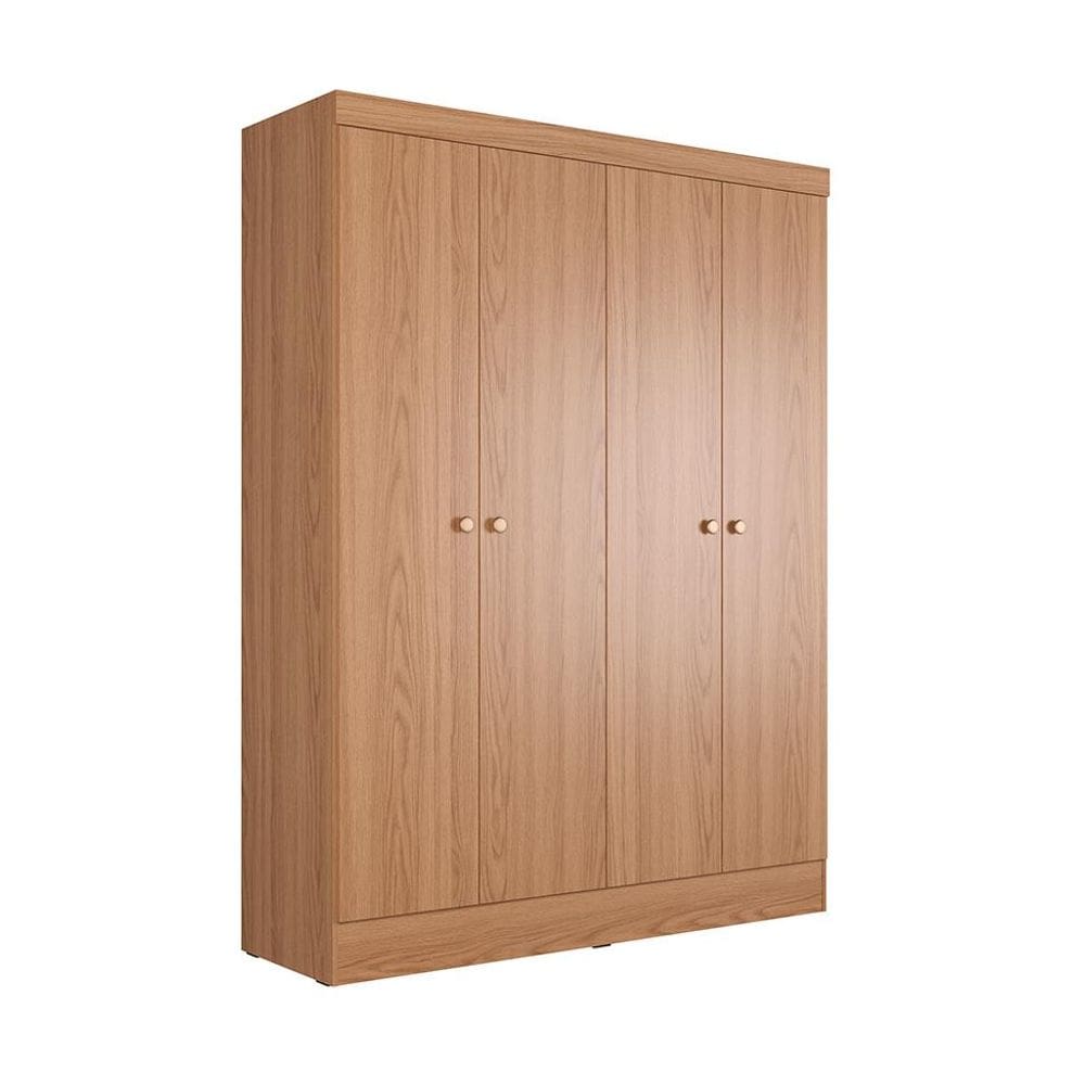 Guarda-Roupa Casal Boreal 4 Portas Carvalho