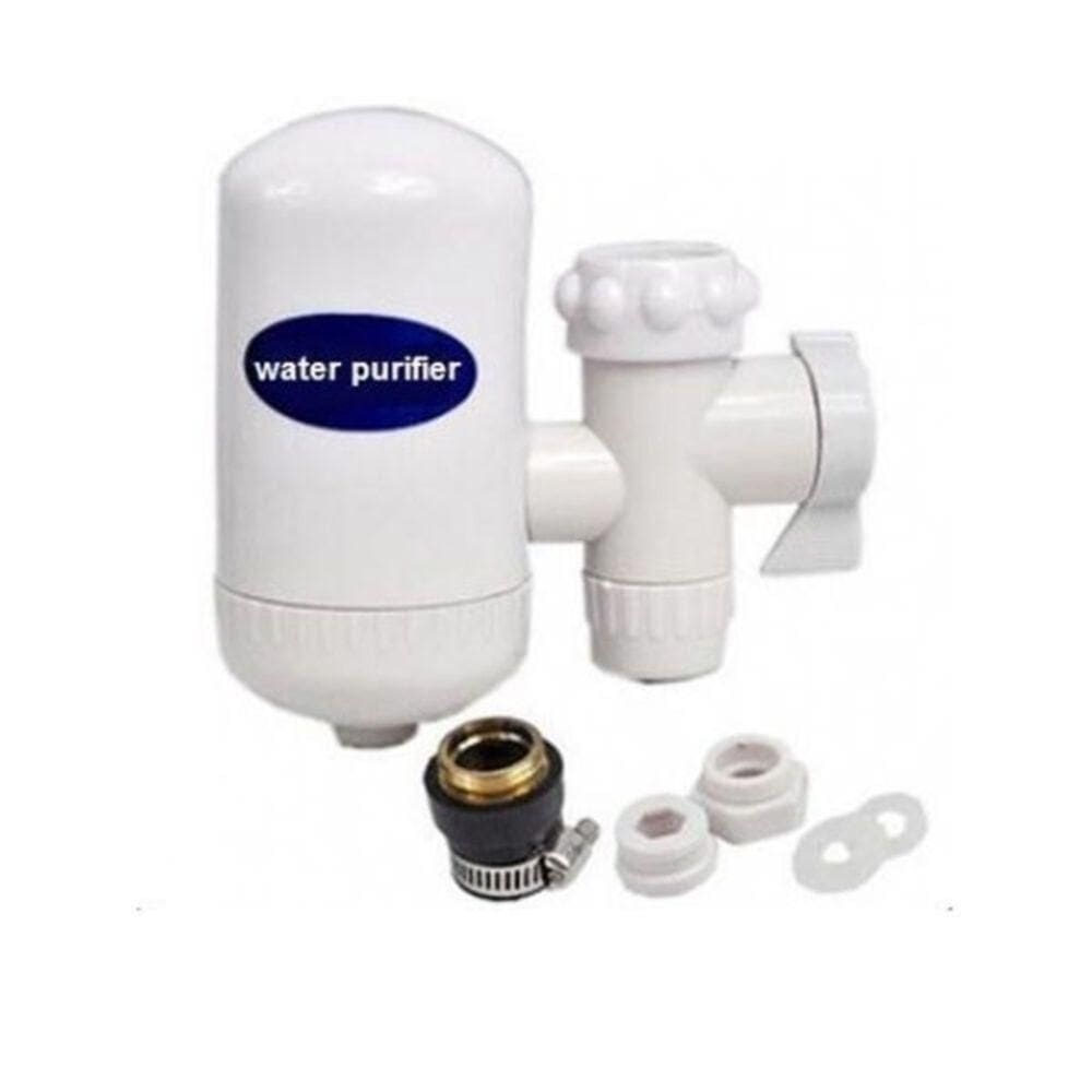 Torneira Com Filtro Purificador De água Em Cerâmica, Adaptador Universal, Filtro Ecológico, Removedor De Resíduos.