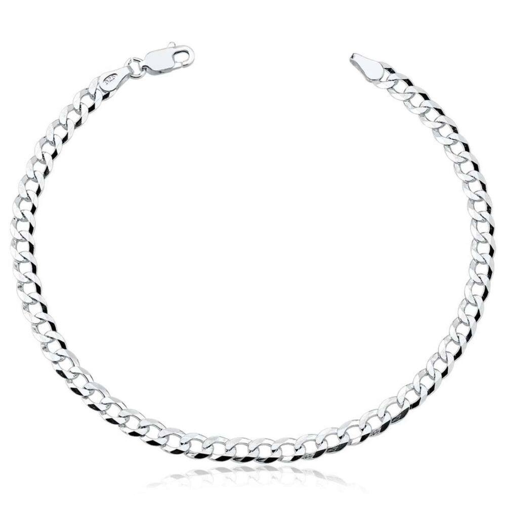 Pulseira Em Prata 925 Maciça Grumet 20CM - 3MM