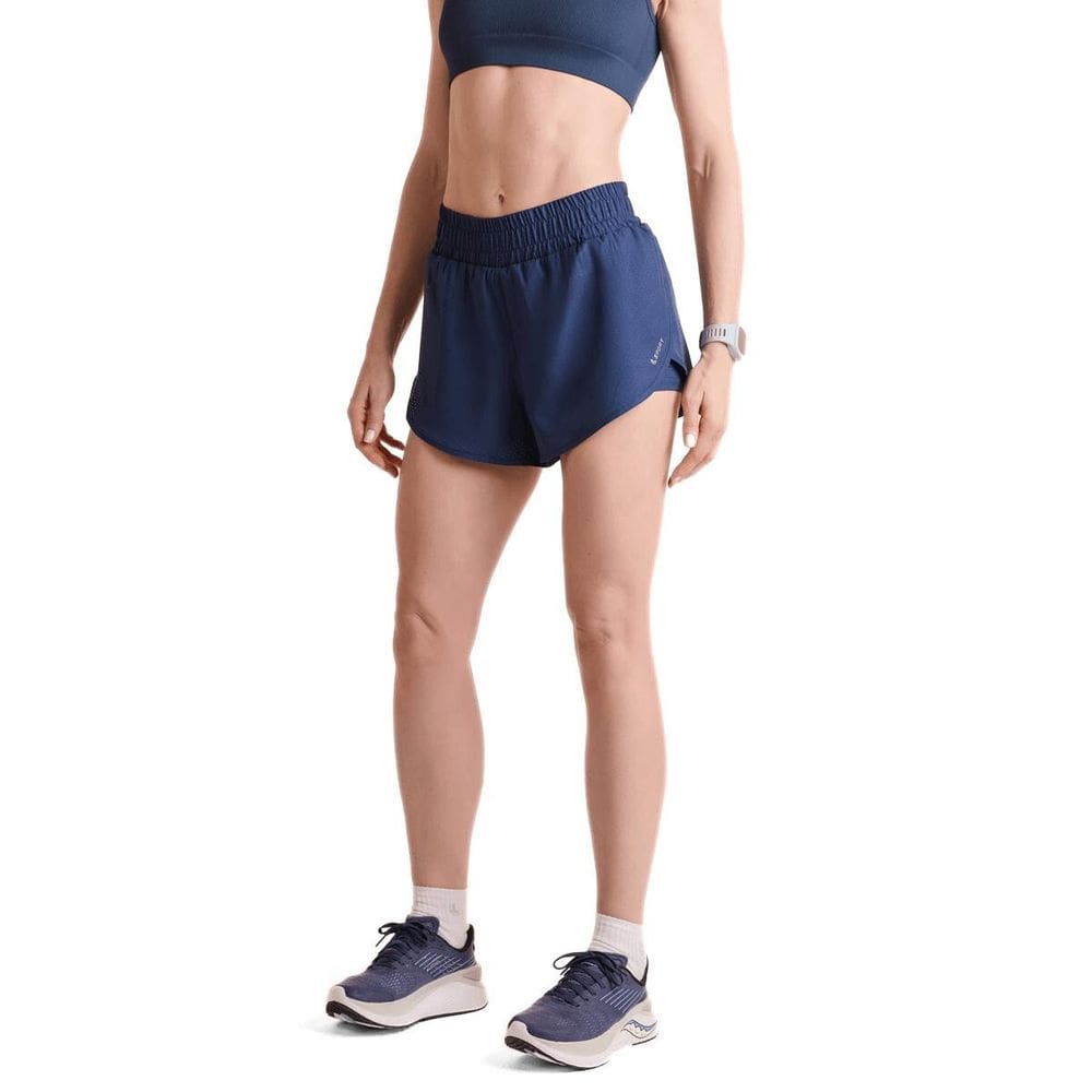Short Lupo LSport AF Duplo Running Feminino - Azul
