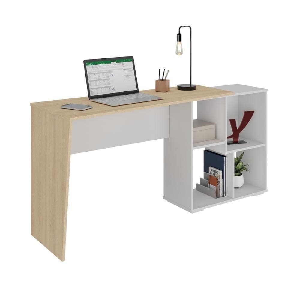 Mesa Para Com Nichos Salamanca Carvalho Branco