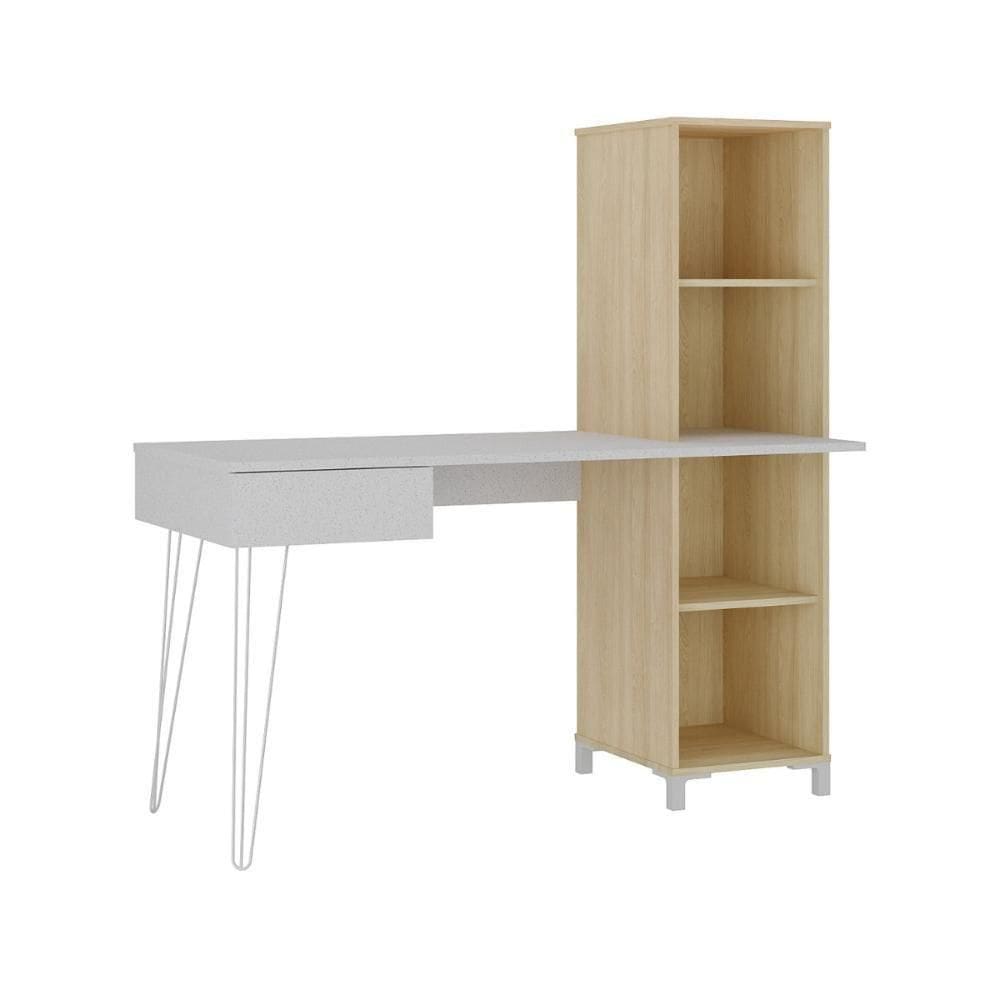 Mesa Para Com 1 Gaveta Chipre Terrazza Carvalho