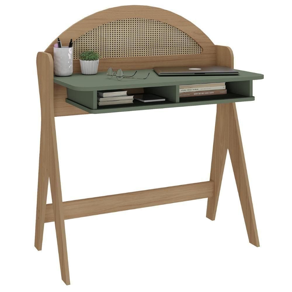 Mesa De 2 Nichos Roma Carvalho Menta