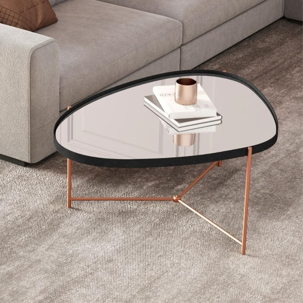 Mesa De Centro Eloise Preto Bronze