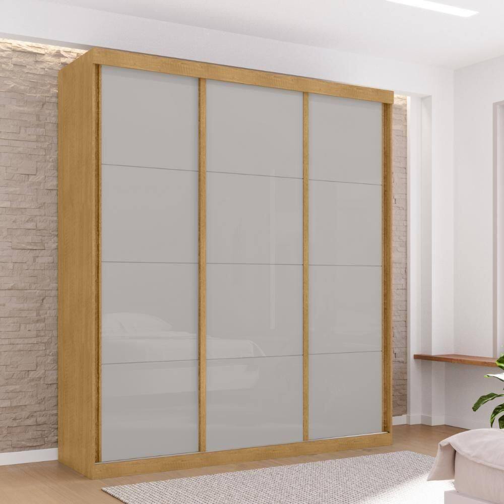 Roupeiro 3 Portas E 3 Gavetas Turvo Naturalle Off White