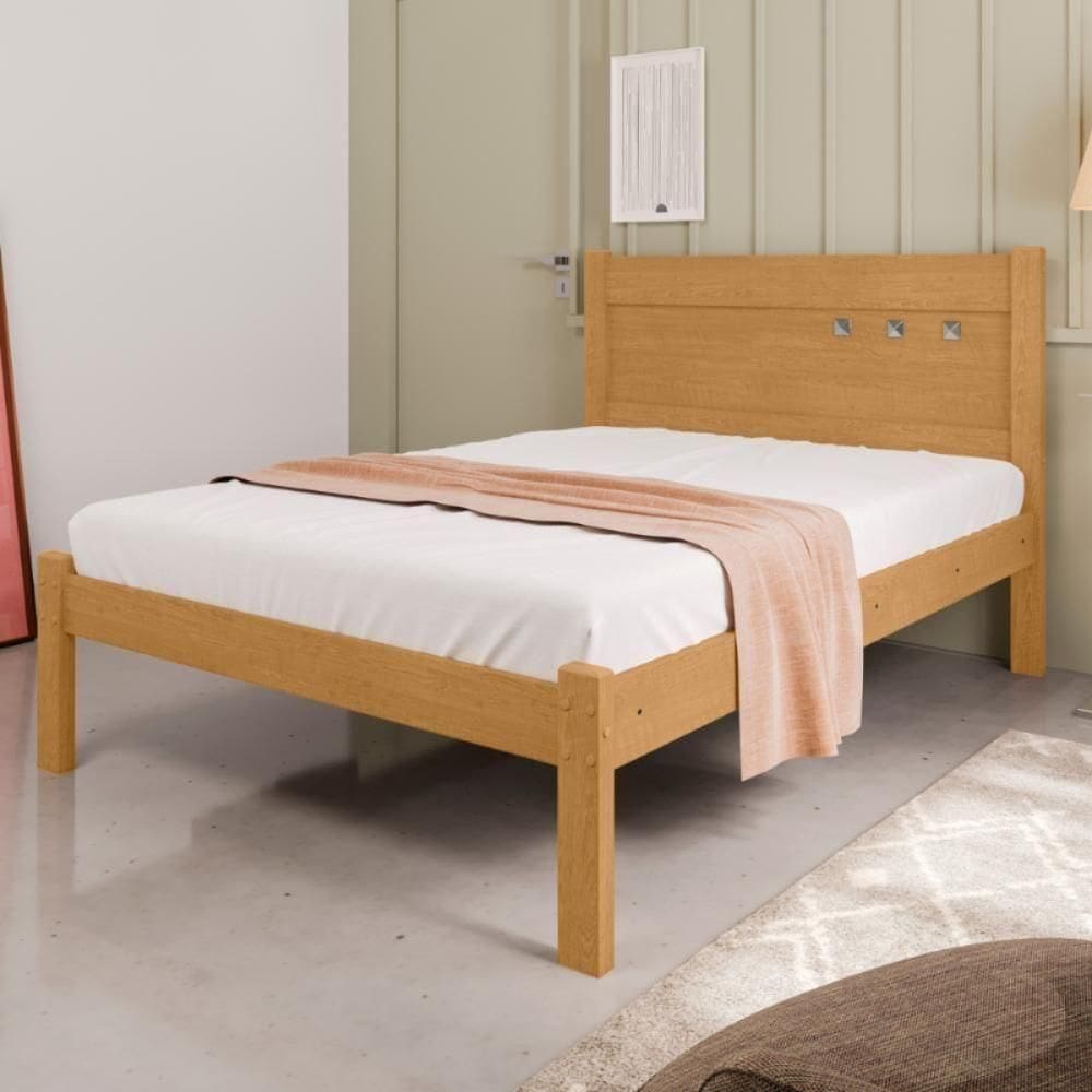 Cama De Casal Iturama Naturalle Off White